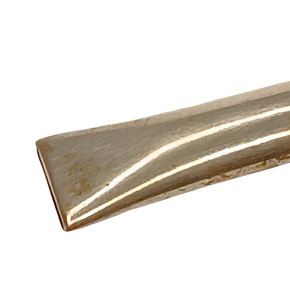 Vintage Bombilla Yerba Mate Straw 800 Silver Gold Gilt Accents Scroll Design 8" - Picture 12 of 14